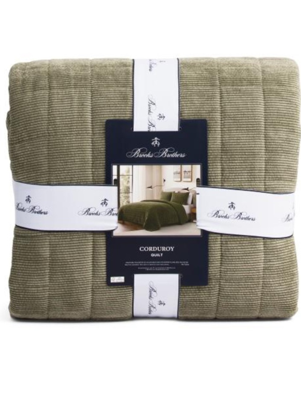 Brooks Brothers Corduroy Quilt